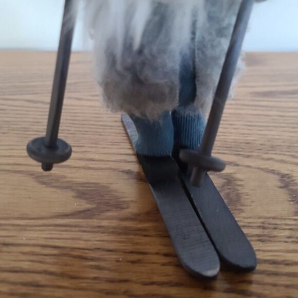 Butticki Swedish Tomte Gnome On Skis Made In Sweden Fabulously Festive Decor - Picture 5 of 16